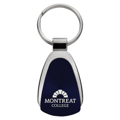 CD Effect Teardrop Key Chain, Navy