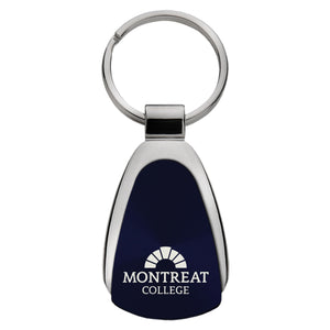 CD Effect Teardrop Key Chain, Navy