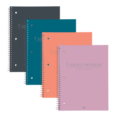 1 Sub Fashion Poly Cover Notebook 10.5