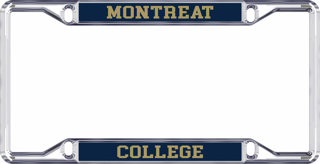 Montreat College License Plate Frame, Navy