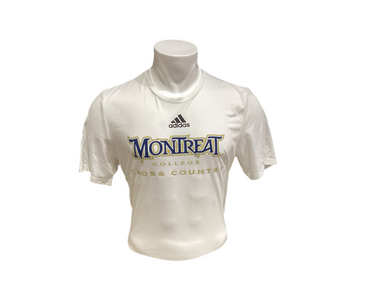 Montreat College Cross Country S/S Tee Adidas, White