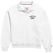 Victory Springs Ladies Collar Pullover | Heather Varsity White
