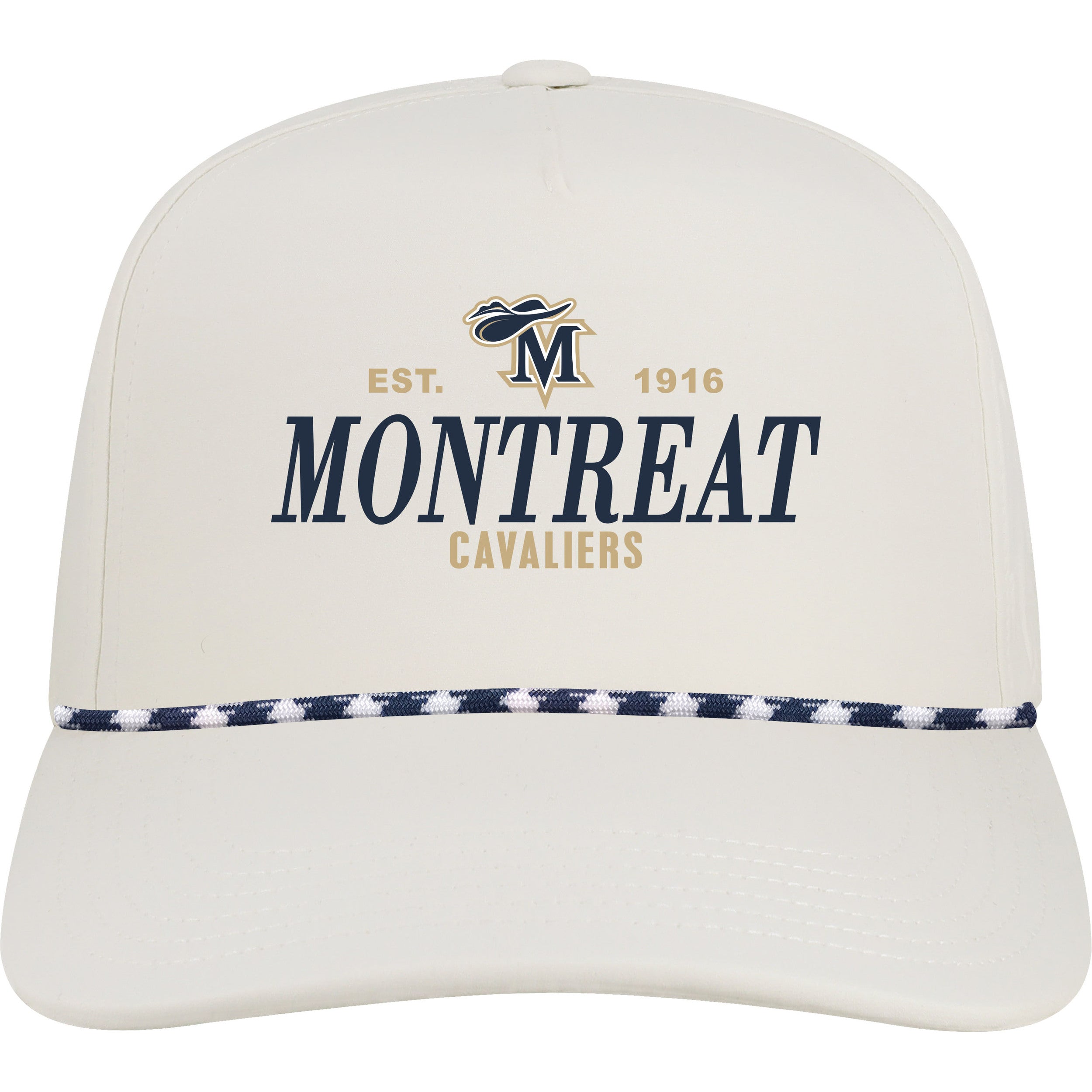 5-Panel Adjustable Hat | Navy w/Navy White Rope