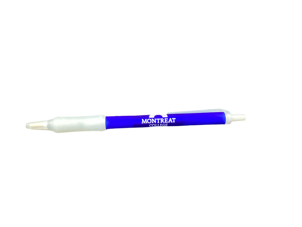 Ballpoint Click Pen Black Ink Montreat, Blue
