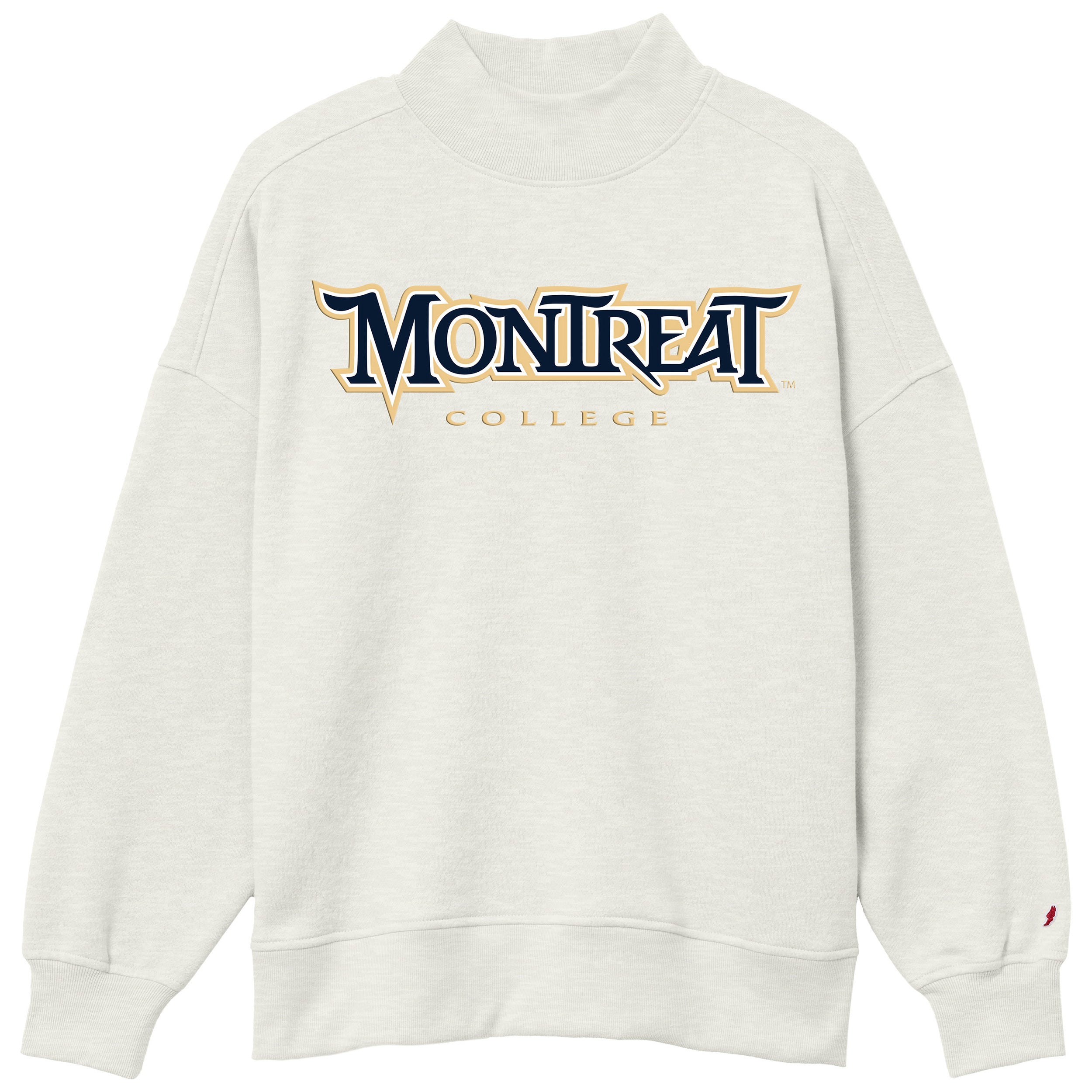 Diana Mock Neck | Oatmeal Heather