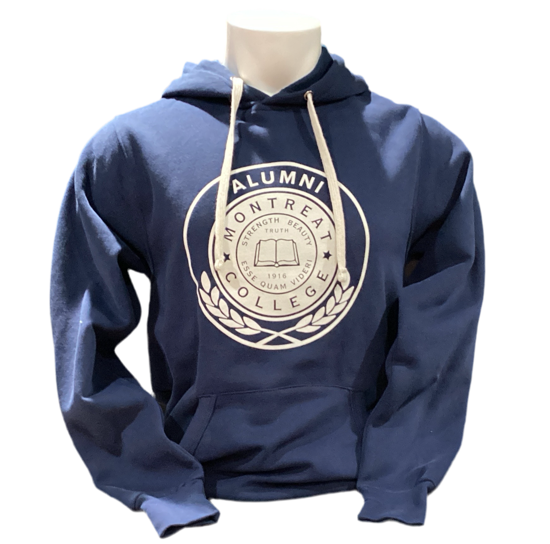 Alumni Vintage Fleece Hood MV Sport | Navy