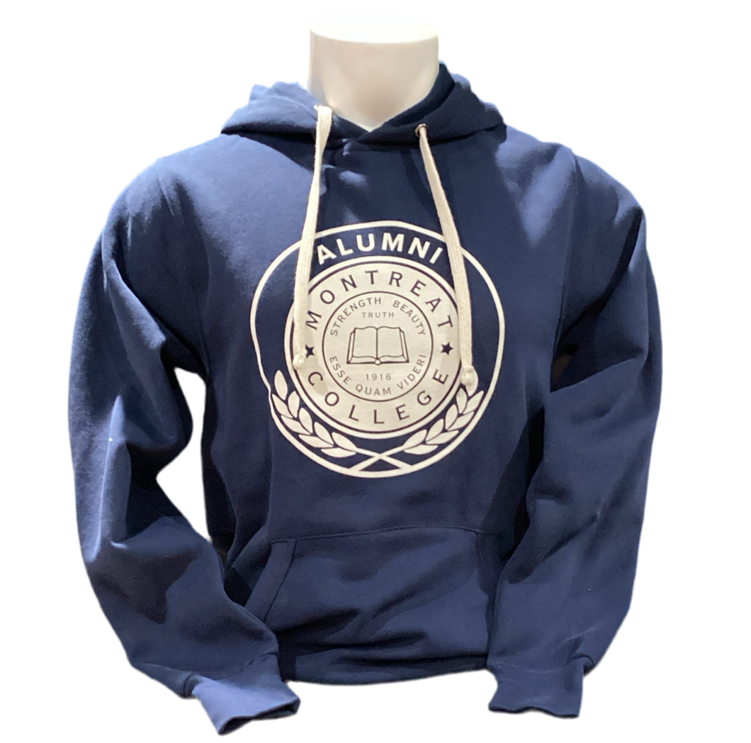 Alumni Vintage Fleece Hood MV Sport, Navy