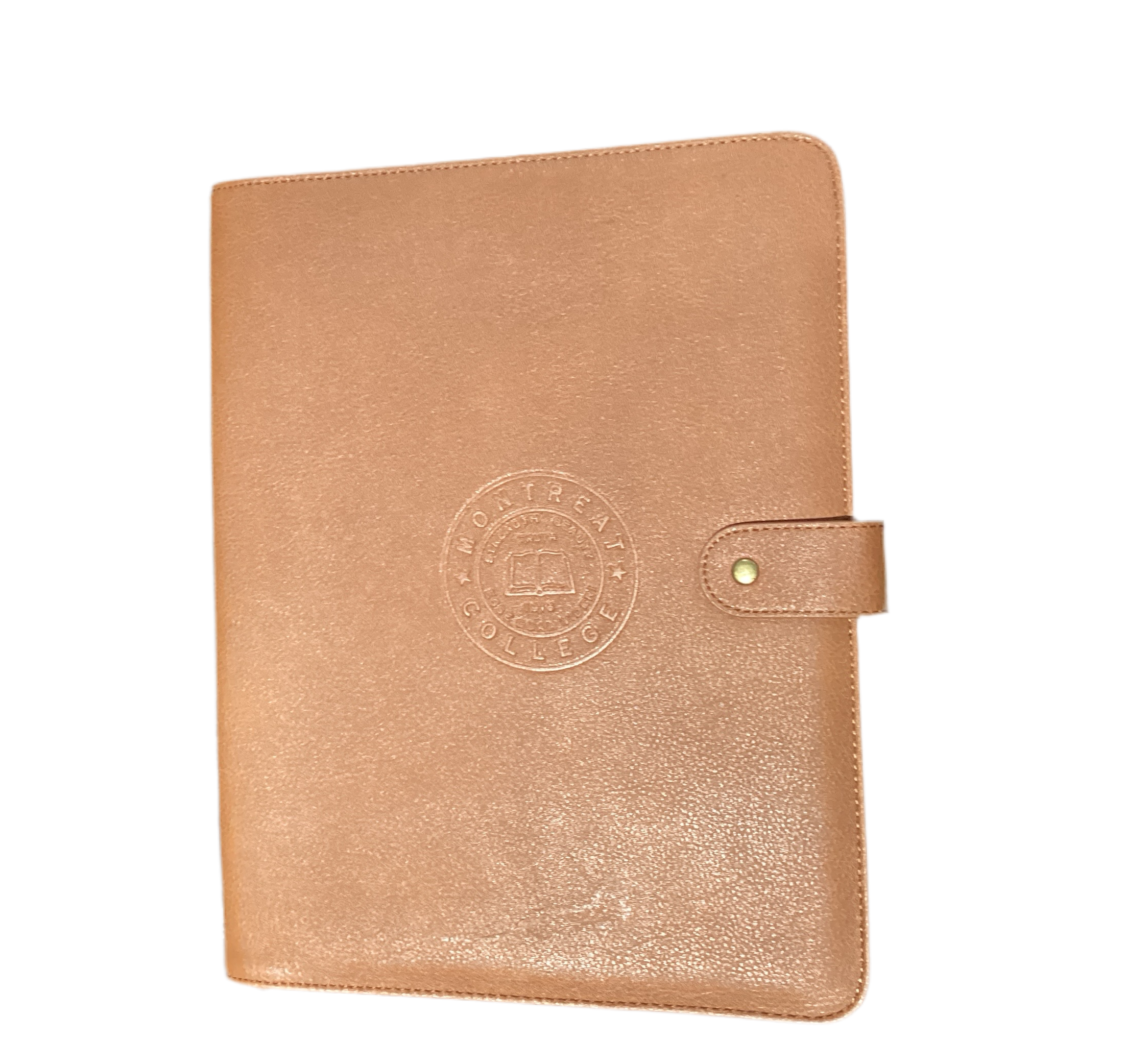 Natisino Zippered Padfolio | Tan
