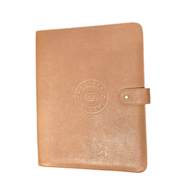 Natisino Zippered Padfolio, Tan