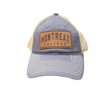 The Game Leather Patch Hat, Denim