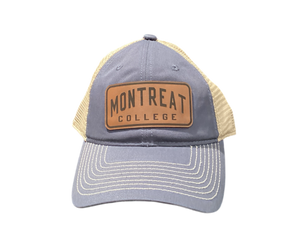 The Game Leather Patch Hat, Denim