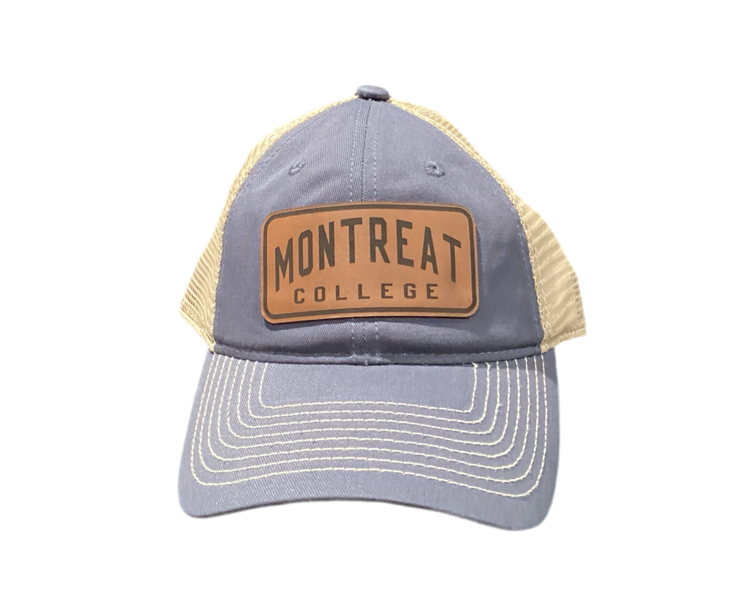The Game Leather Patch Hat, Denim