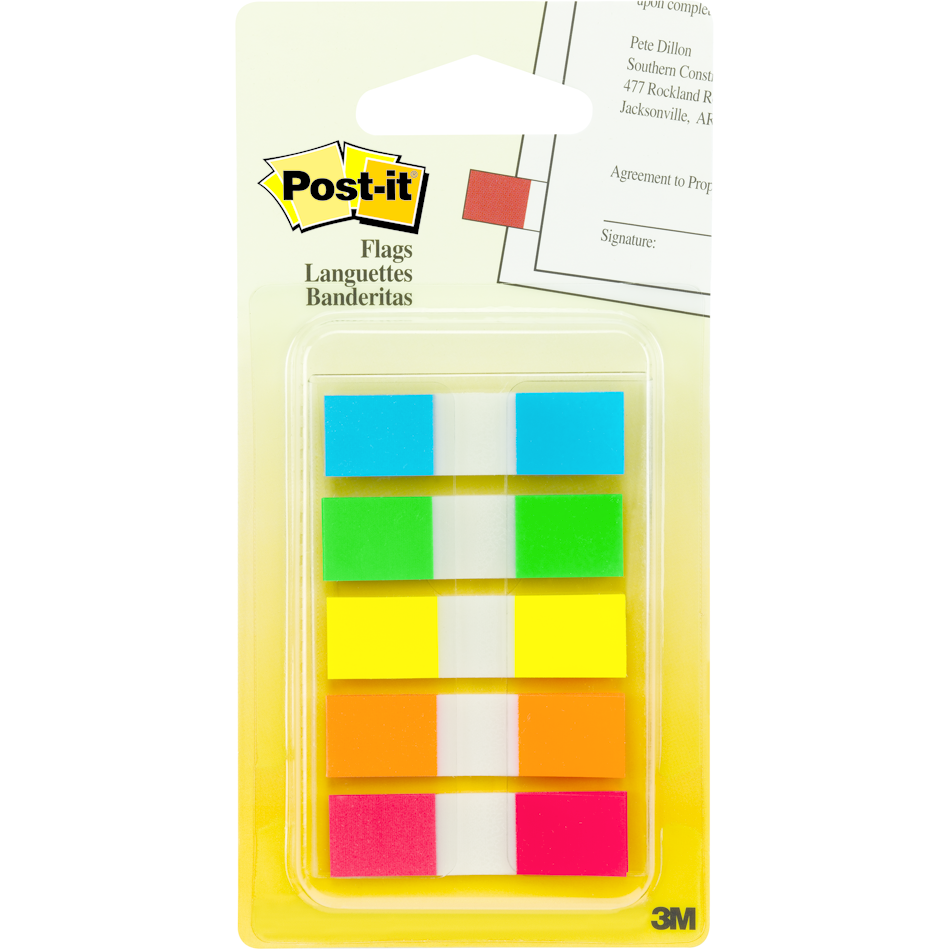 Post-it Flags | Asst 5Pk