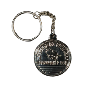 Silver Token Montreat Keychain