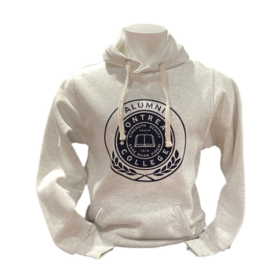 Alumni Vintage Fleece Hood MV Sport, Ash Grey