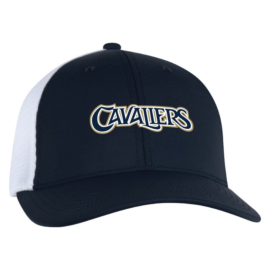 Hugo Structured Solid Nylon Spandex Classic Stretch Fit Cap, Navy