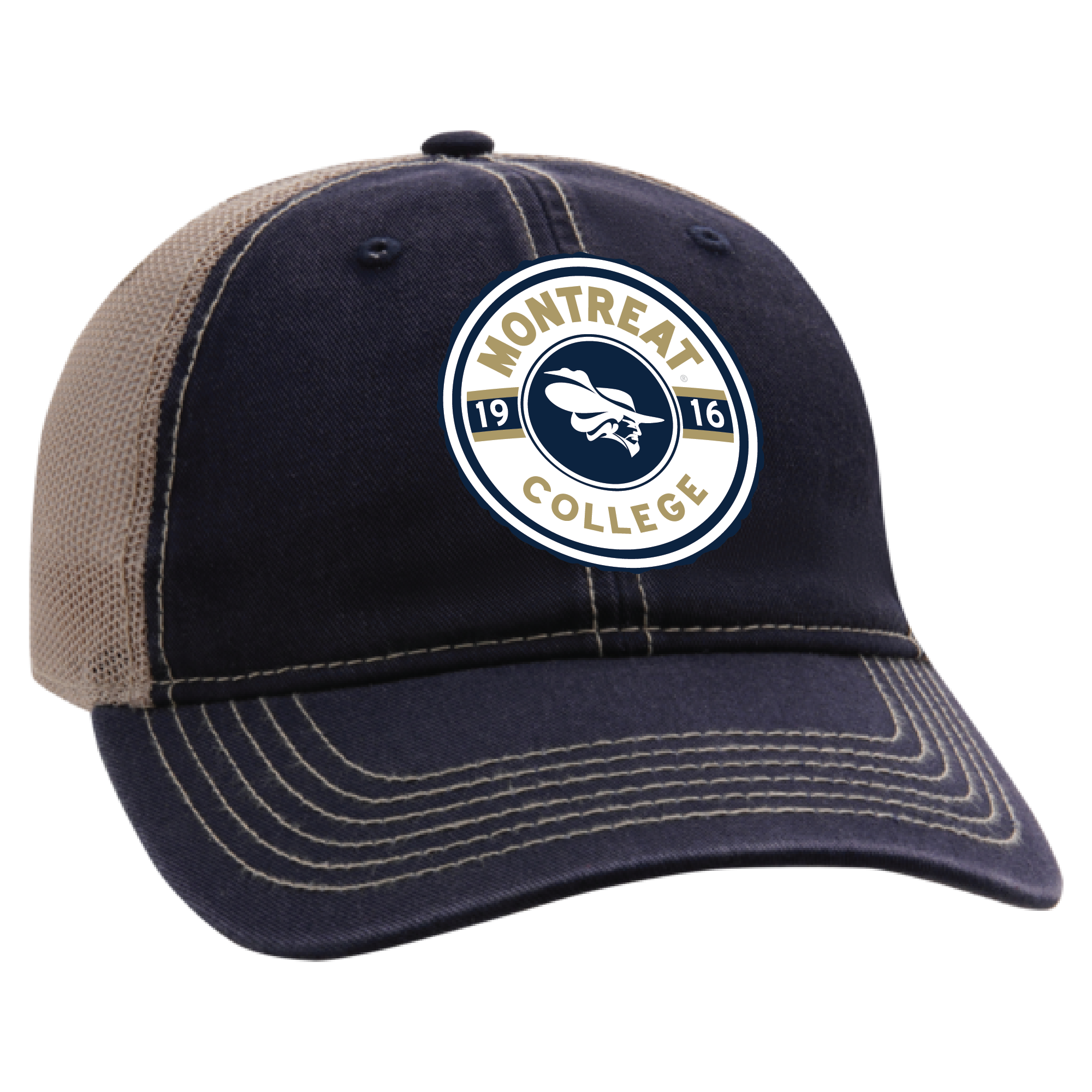 The Wharf Classic Unstructured Tea Stain Snap Back Cap