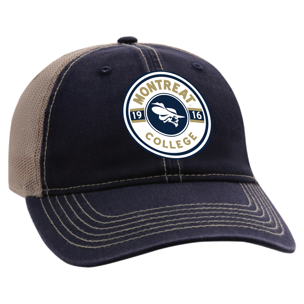 The Wharf Classic Unstructured Tea Stain Snap Back Cap