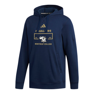 Adidias Blended Hooded Pullover, Navy