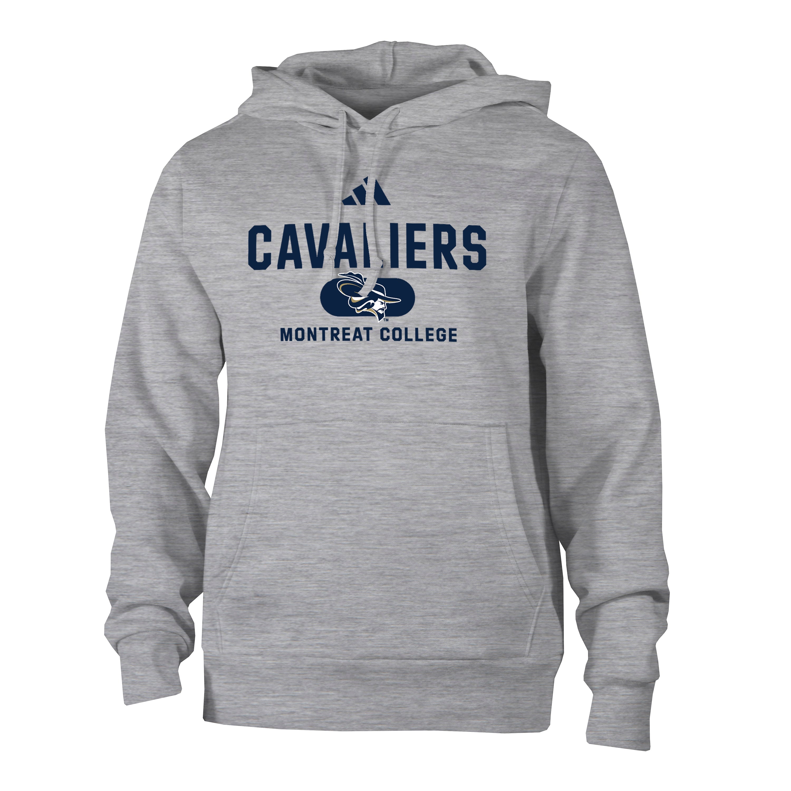 Fleece Hoody | Medium Grey Heather