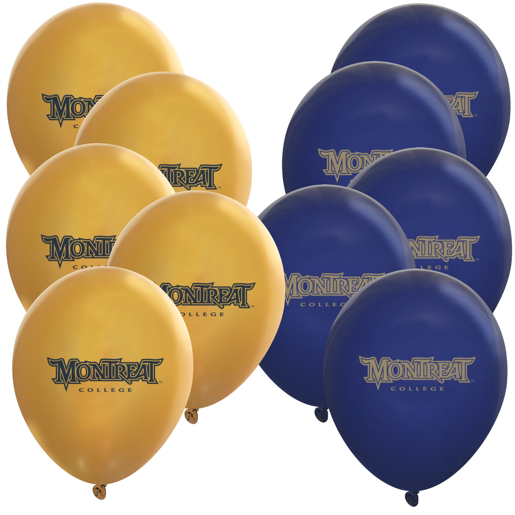 Balloons 10-Pack | Navy/Gold
