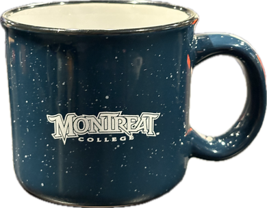 Navy Speckle Camping Mug