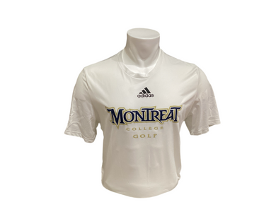 Montreat College S/S Tee Golf Adidas, White