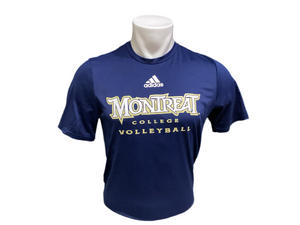 Montreat College Volleyball S/S Tee Adidas, Navy