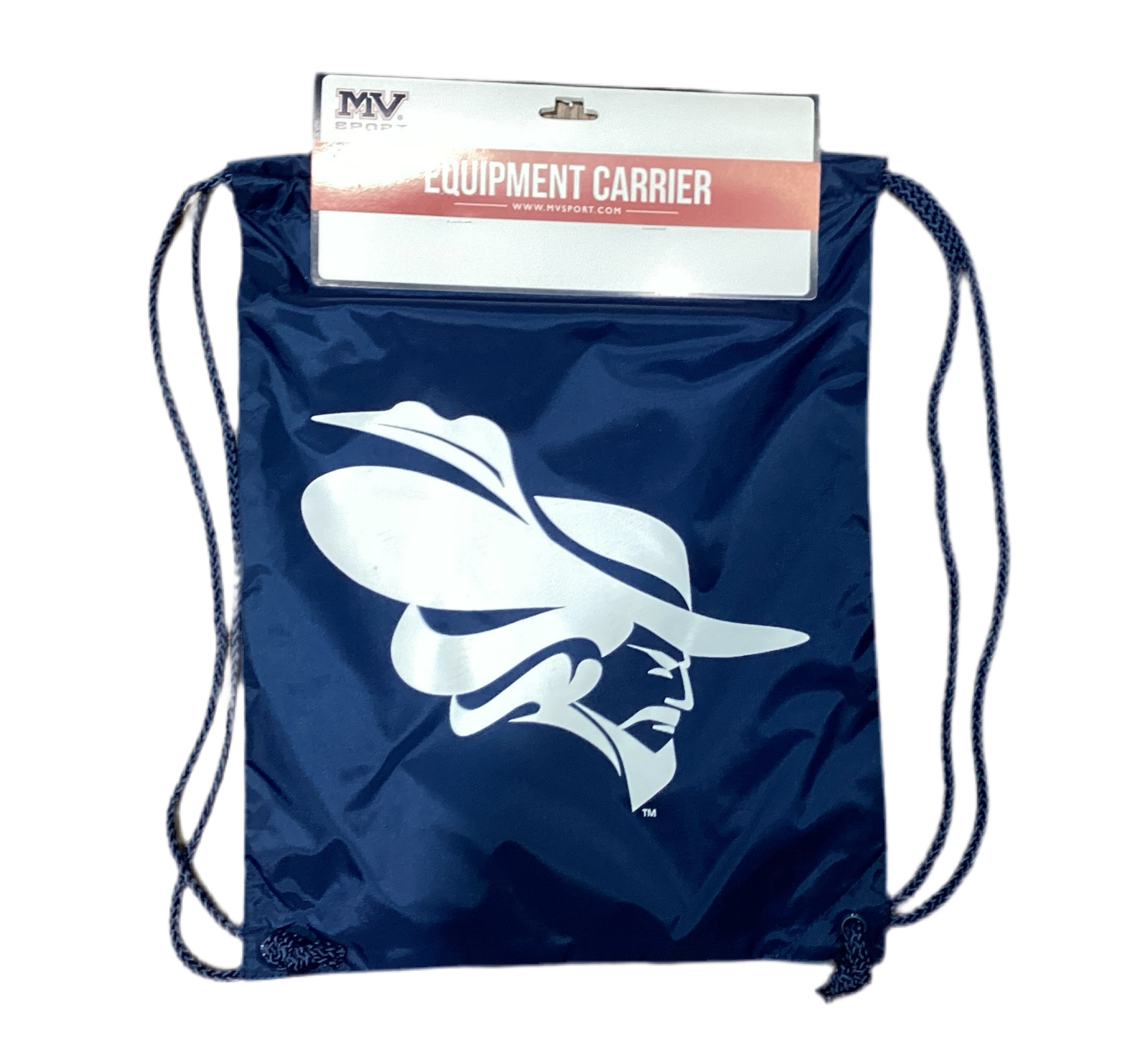 Navy Drawstring Bag