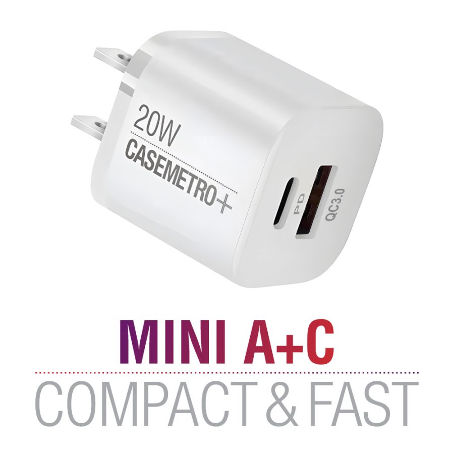 A+C Dual Fast Wall Charger 20W