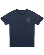 Big Block Tee | Dad | Navy Heather