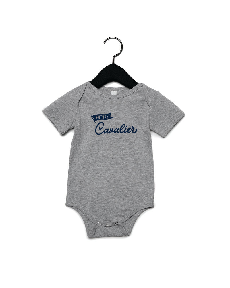 Infant Logoed Onesie | Heather Grey