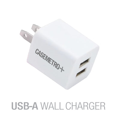 Dual USB-A Wall Charger | White