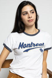 Ladies Intramural Ringer Tee | Liberty Navy